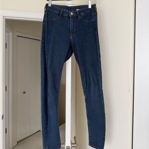 H&M skinny stretch jeans, size 27